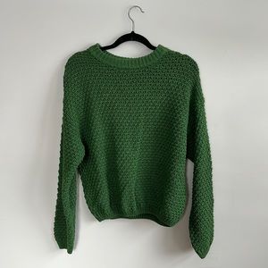 Universal Threat Green Knit Sweater